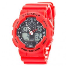 Часы Casio G-Shock GA-100 Red-Black